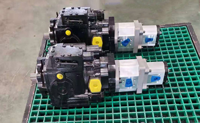 pompas hydráulicas de la máquina segador